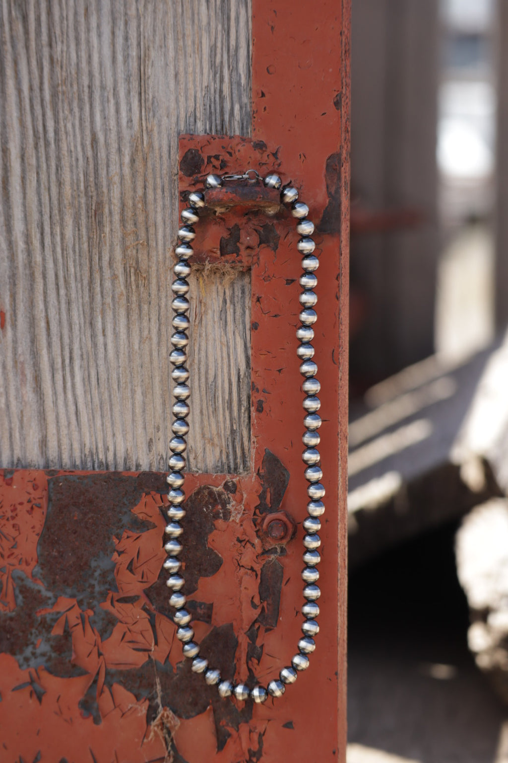 Sterling Silver Bead Necklace