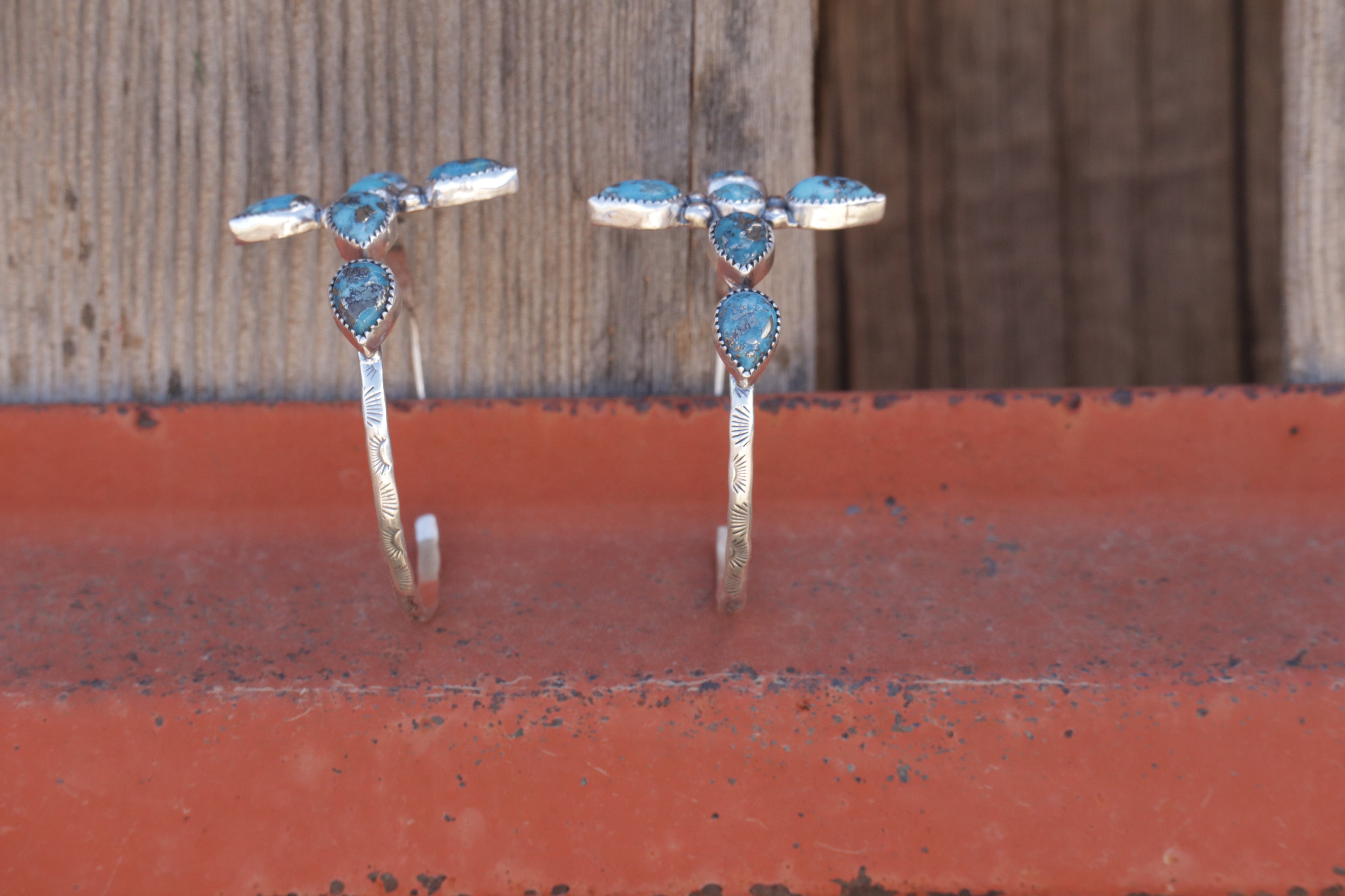 Dust And Devotion Hoop Earrings