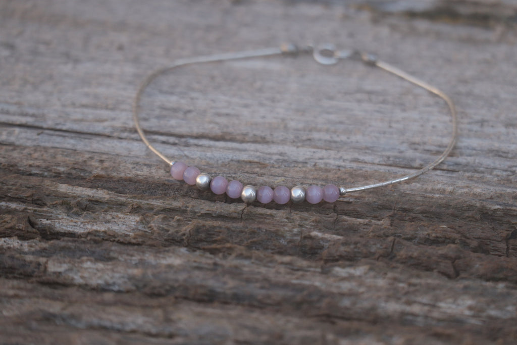 Liquid Silver Anklet