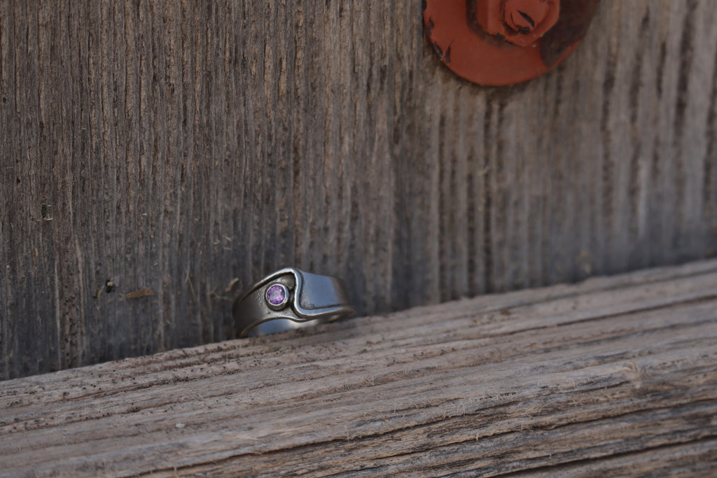 Silver Amethyst Ring