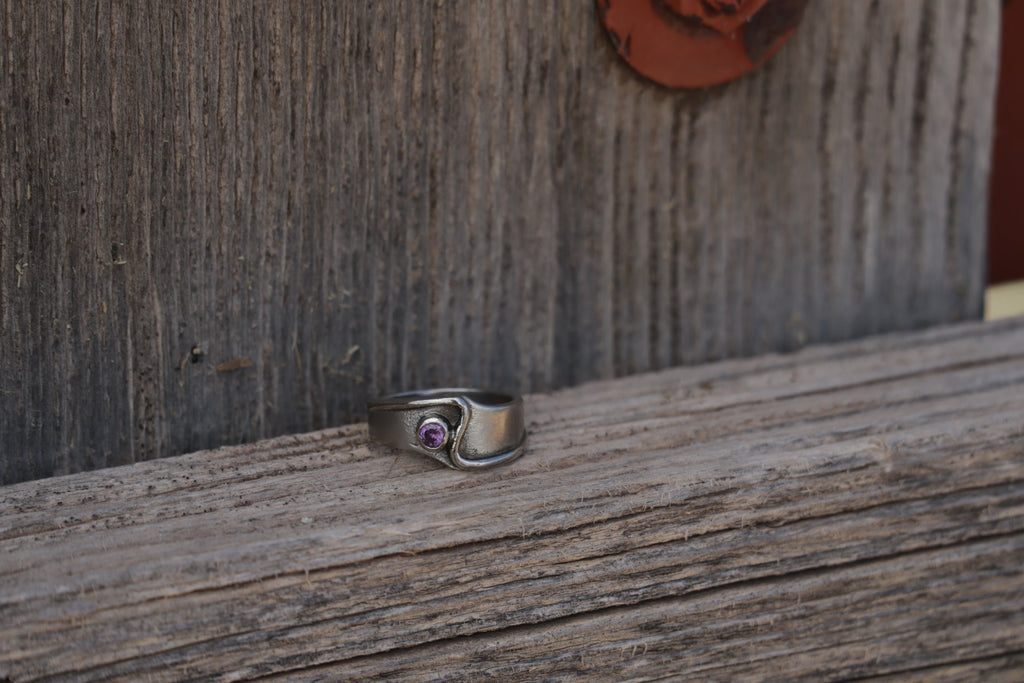 Silver Amethyst Ring