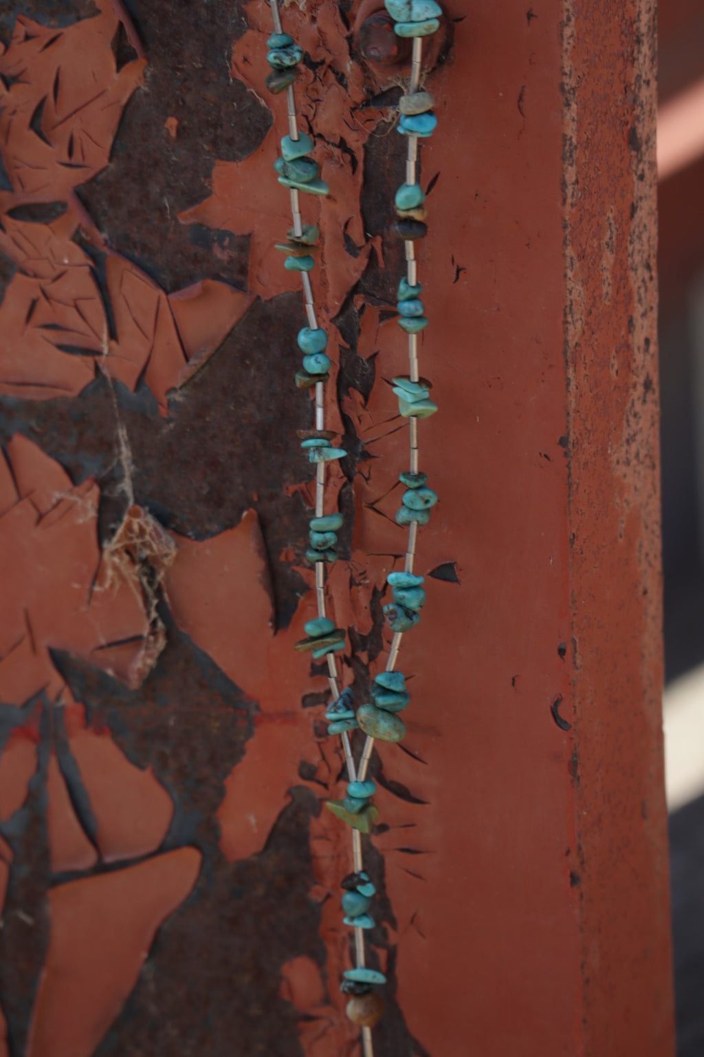 Turquoise and Liquid Silver Lariat