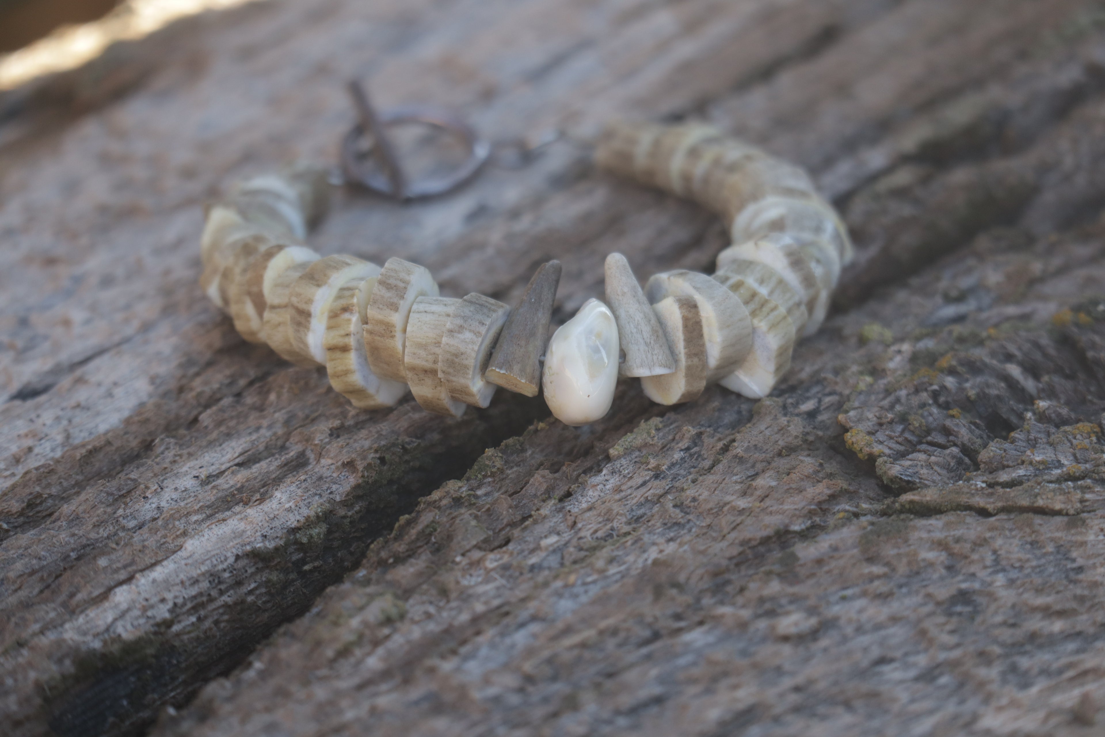 Wild Frontier Antler & Ivory Bracelet
