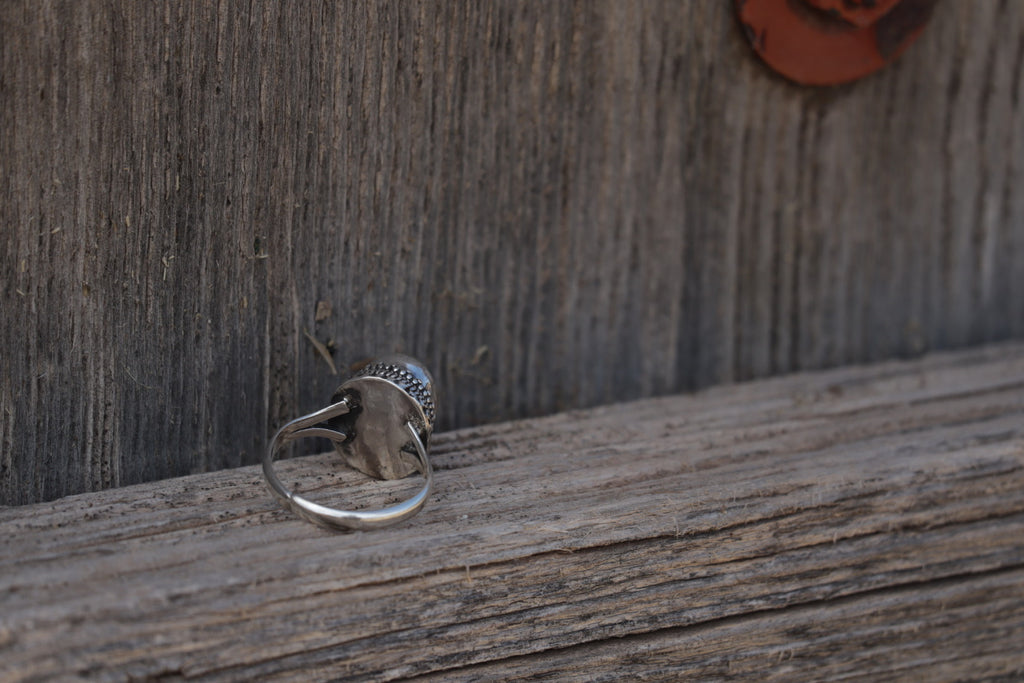 Green Turquoise Bali Ring