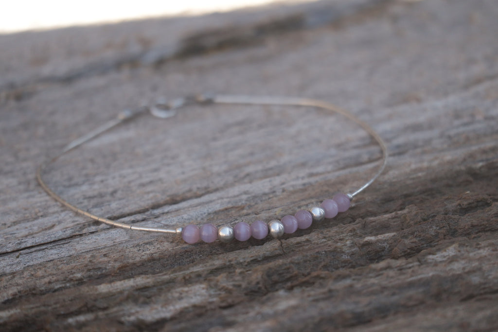 Liquid Silver Anklet