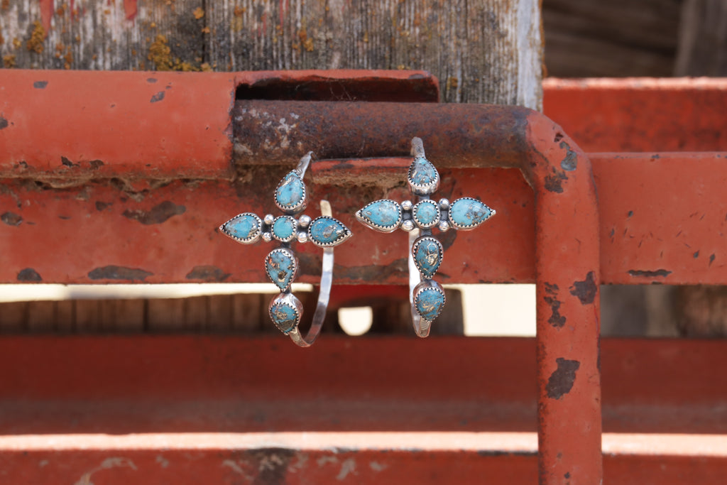 Dust And Devotion Hoop Earrings