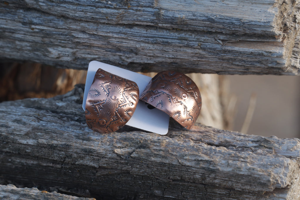 Copperwave Chunky Half Hoops