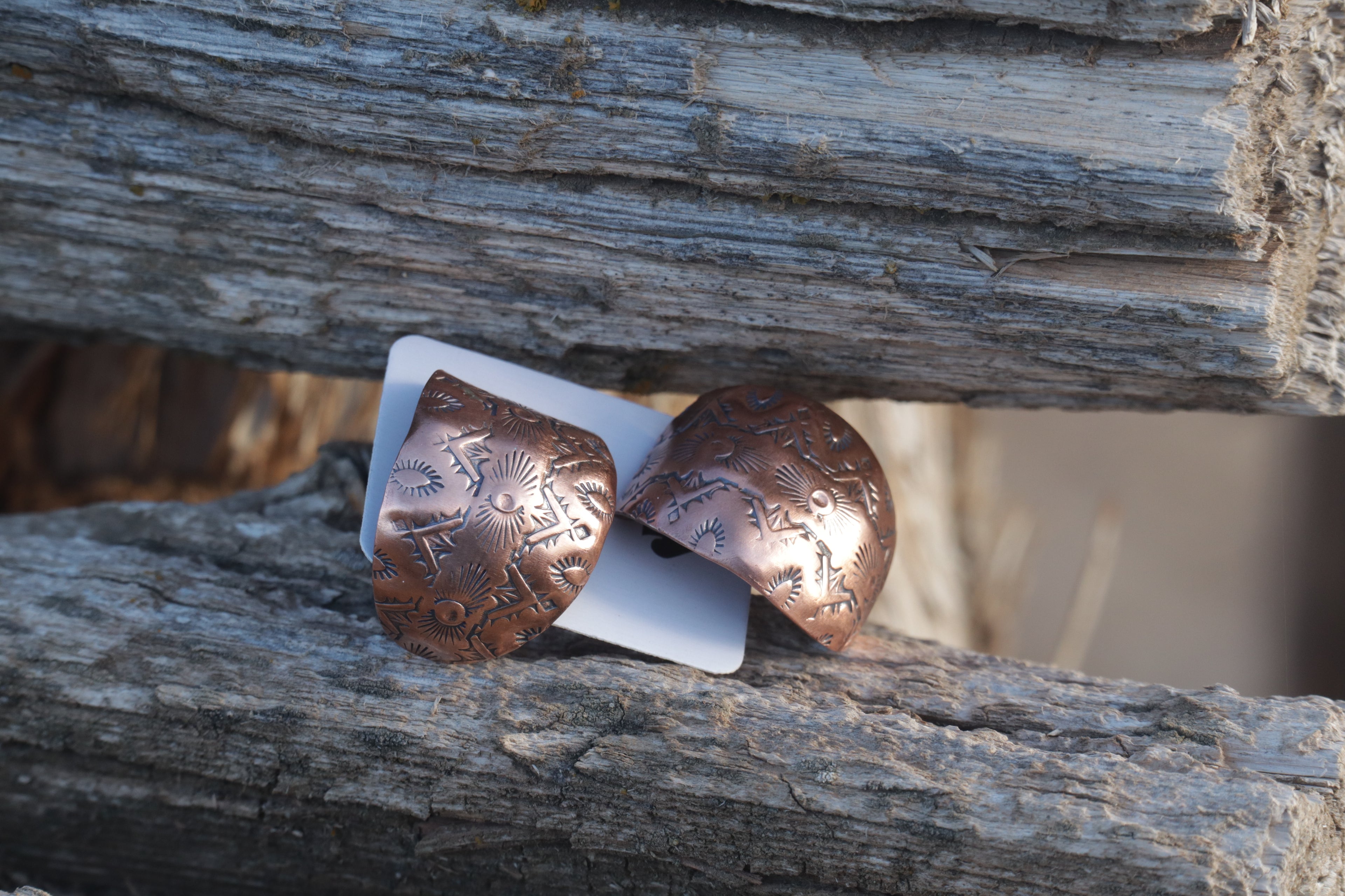 Copperwave Chunky Half Hoops